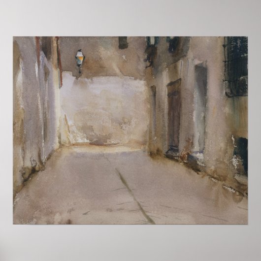 Poster John Singer Sargent - Venice (Devant)