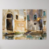 Poster John Singer Sargent - Venice (Devant)
