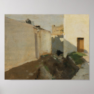 Poster John Singer Sargent - White Walls in Sunlight