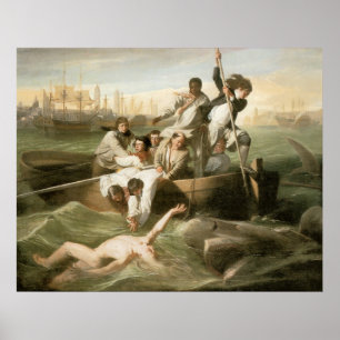 Poster John Singleton Copley Watson et le requin