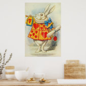 Poster John Tenniel | Le lapin blanc (Cuisine)