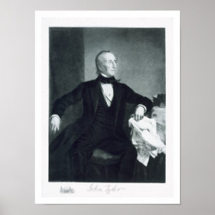 Poster John Tyler, 10ème Président des États-Unis de