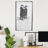 Poster John Wesley marcher à Édimbourg entre James (Bureau à domicile)