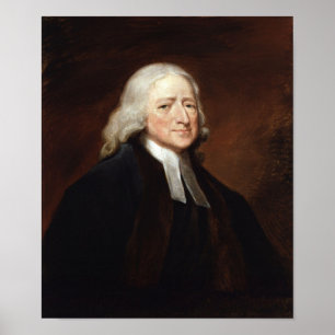 Poster John Wesley Portrait - George Romney