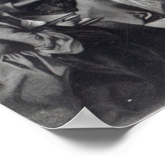 Poster John Wesley prêche (Coin)