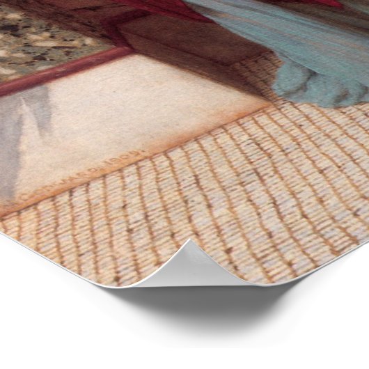 Poster John William Godward - Au Thermae (Coin)