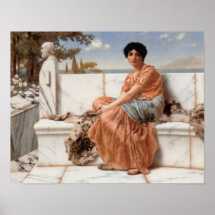 Poster John William Godward - Aux jours de Sappho