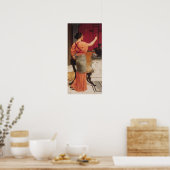 Poster John William Godward - Lesbia avec son Bruant (Cuisine)