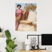 Poster John William Godward - Tranquillité 1914 (Bureau à domicile)