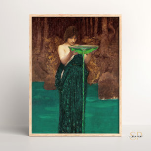 Poster John William Waterhouse Circe Invidiosa Mythologiq