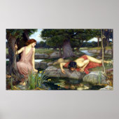 Poster John William Waterhouse Echo et Narcissus (Devant)