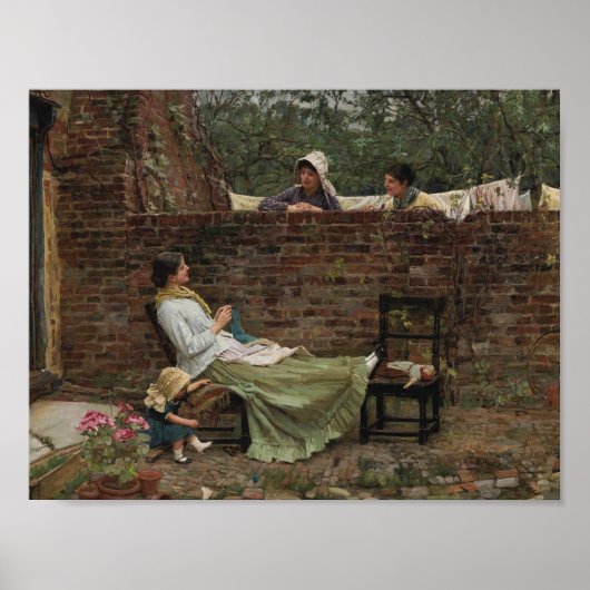 Poster John William Waterhouse - Good Neighbours (Devant)