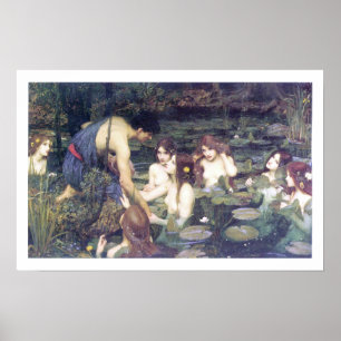 Poster John William Waterhouse - Hylas et les Nymphes