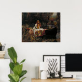 Poster John William Waterhouse - La Dame de Shalott (Bureau à domicile)
