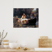 Poster John William Waterhouse La Dame De Shalott (Cuisine)