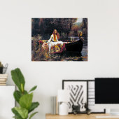 Poster John William Waterhouse La Dame De Shalott (Bureau à domicile)