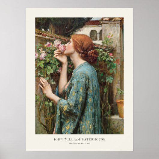 Poster John William Waterhouse L'âme du Rose 1908 (Devant)