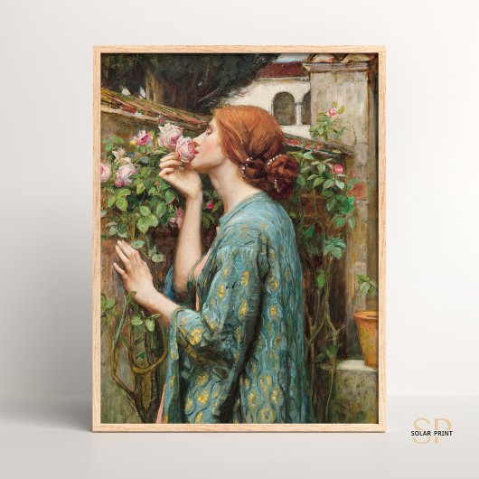 Poster John William Waterhouse L'âme du Rose 1908