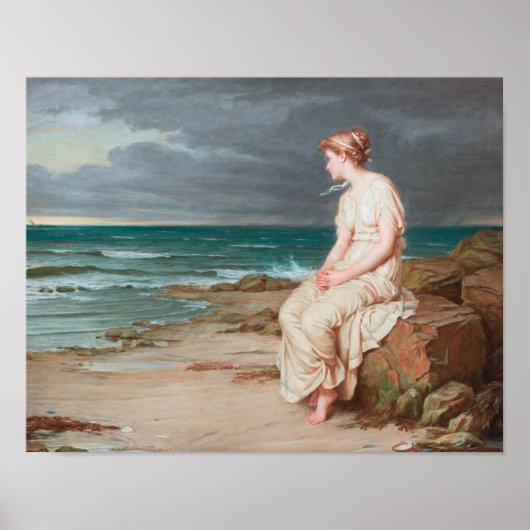 Poster John William Waterhouse - Miranda (Devant)