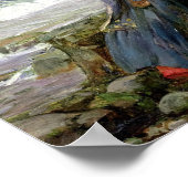 Poster John William Waterhouse Miranda La tempête (Coin)