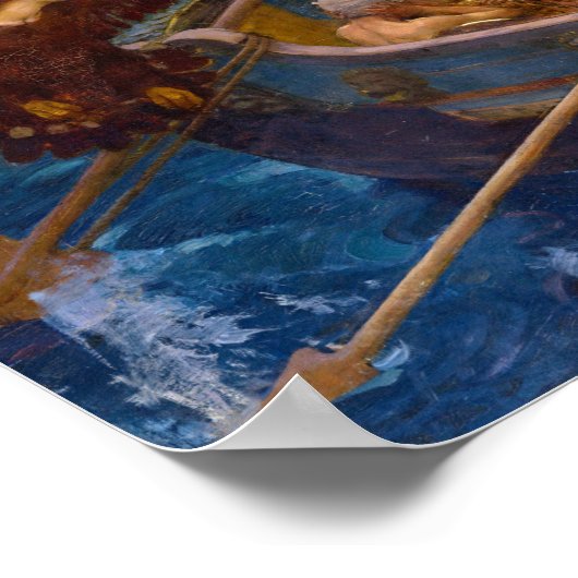 Poster John William Waterhouse Ulysses et les Sirens (Coin)