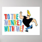 Poster Johnny Bravo - Faites Le Singe Avec Moi ! (Devant)
