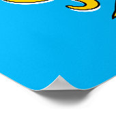 Poster Johnny Bravo Graphisme sportif (Coin)