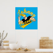 Poster Johnny Bravo Graphisme sportif (Cuisine)