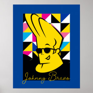 Poster Johnny Bravo Pop Art Graphic