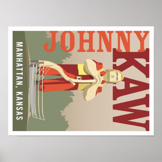 Poster Johnny Kaw - 16x12 (Devant)