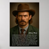 Poster Johnny Ringo - Le Gunslinger instruit (Devant)