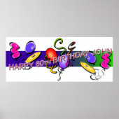 Poster John's 60e (Devant)