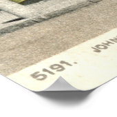 Poster Johnson Gate Harvard University 1902 (Coin)