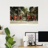 Poster Johnson Gate Harvard University 1902 (Bureau à domicile)