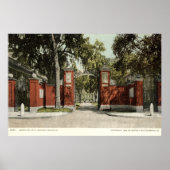 Poster Johnson Gate Harvard University 1902 (Devant)