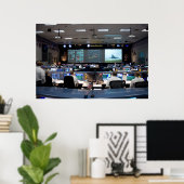 Poster Johnson Mission Control Centre (Bureau à domicile)
