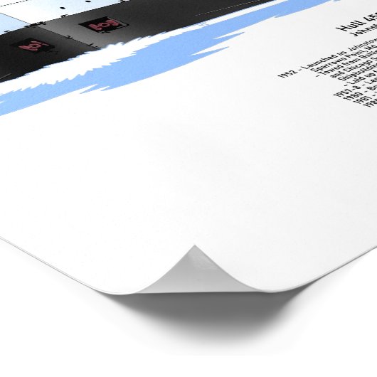 Poster Johnstown, cargo des Grands Lacs (Coin)