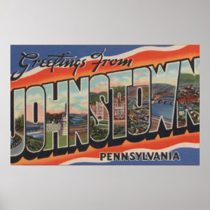 Poster Johnstown, Pennsylvanie - grandes scènes 2 de
