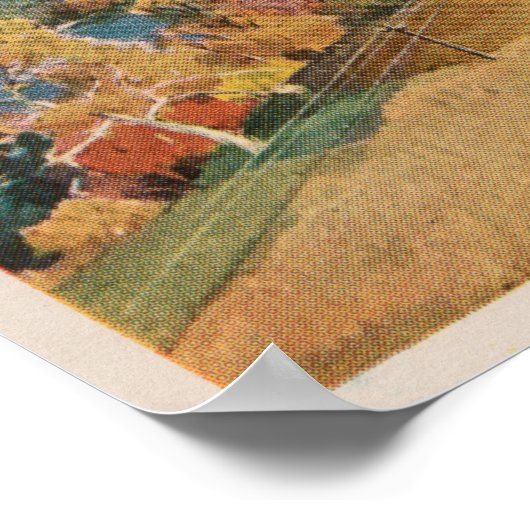 Poster Johnstown, Pennsylvanie (Trains de commerce) (Coin)