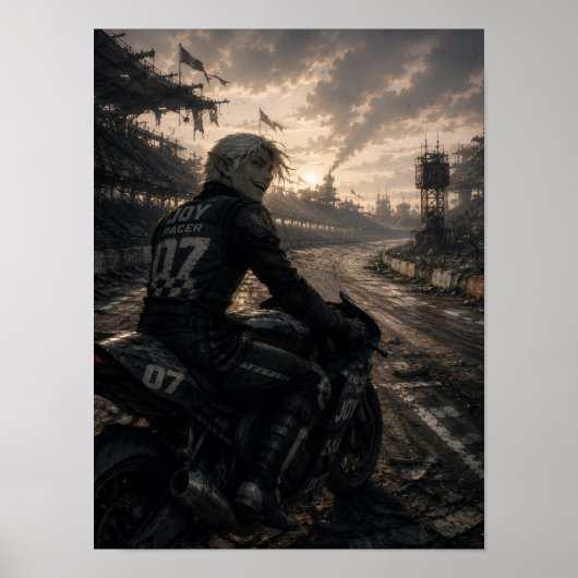 Poster Joie / Coureur / Piste sans fin (Devant)