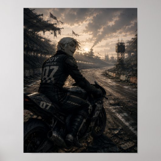 Poster Joie / Coureur / Piste sans fin (Devant)