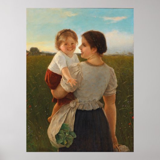 Poster Joie de la mère (Mère aimante et Fille) (Devant)