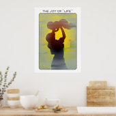 Poster Joie de la vie (Cuisine)