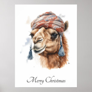 Poster Joie de Noël du désert, personnalisé