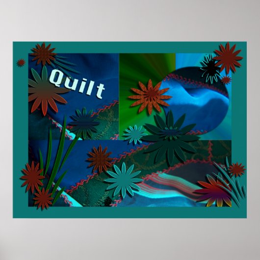 Poster Joie de Quilting (Devant)