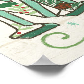 Poster Joie de vacances | Joyeux petit Noël (Coin)