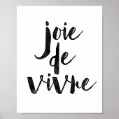 Poster Joie De Vivre (Devant)