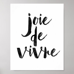 Poster Joie De Vivre