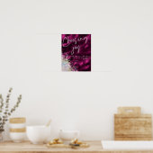 Poster Joie du Seigneur est votre force KJV Verse (Cuisine)