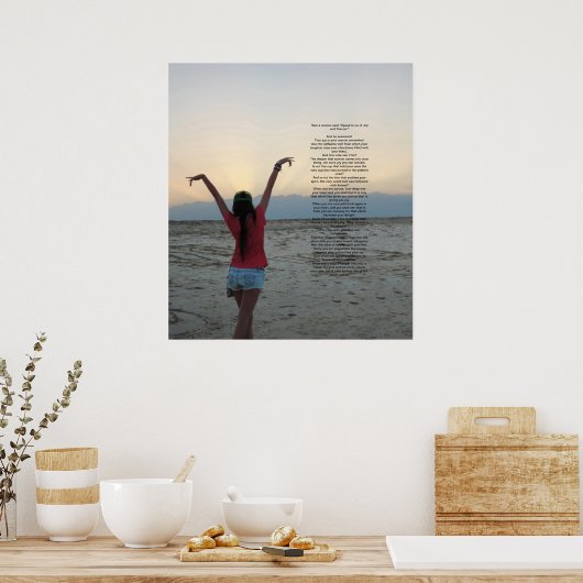 Poster Joie et chagrin par Kahlil Gibran (Cuisine)